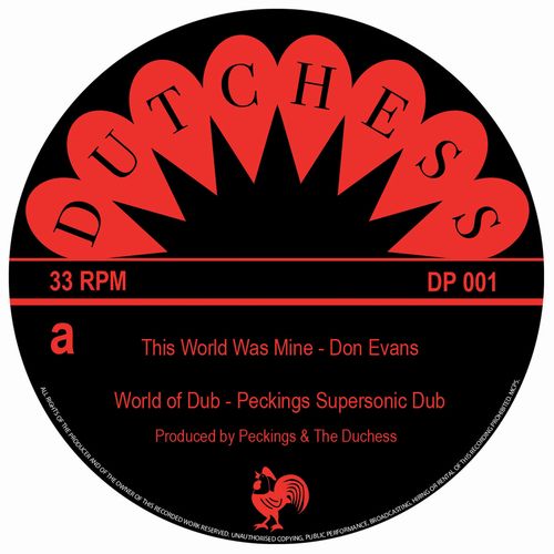 Don Evans - If This World Were Mine - Import Vinyl 7" Single Record