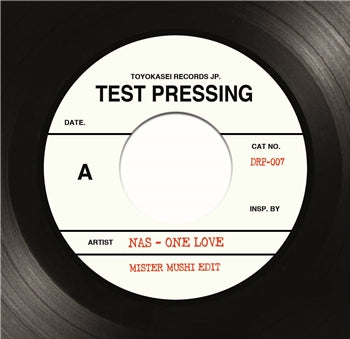 Nas - One Love Mister Mushi Edit - Import Vinyl 7" Single Record