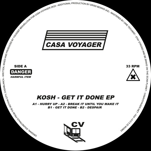 Kosh - Get It Done Ep - Import Vinyl 12 inch Record