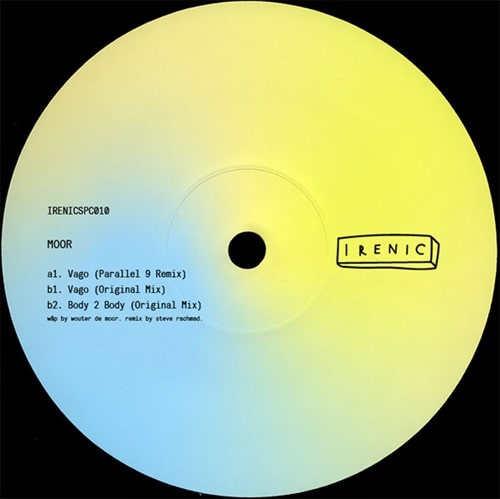 Moor (Techno) - Irenicspc010 (Inc. Parallel 9 Remix) - Import Vinyl 12 inch Record