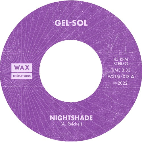 Gel-Sol - Nightshade - Import Vinyl 7" Single Record