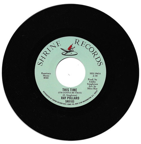 Ray Pollard - This Time / No More Like Me - Import Vinyl 7 inch Single Record
