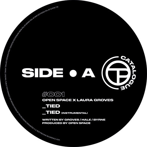 Open Space X Laura Groves - Tied / Control - Import Vinyl 12 inch Record
