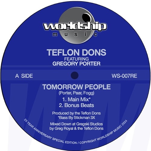 Teflon Dons - Tomorrow People Featuring Gregory Porter - Import Vinyl 12 Inch Record