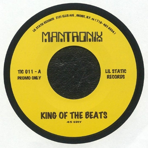 Mantronix - King Of The Beats 45 Edit - Import Vinyl 7" Single Record