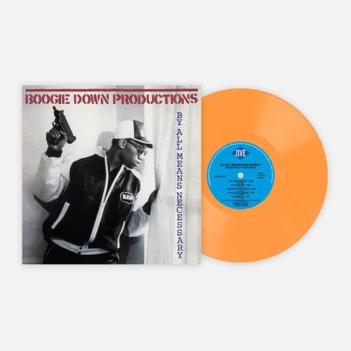 Boogie Down Productions - By All Means Necessary "Lp" - Import Orange Vinyl LP Record