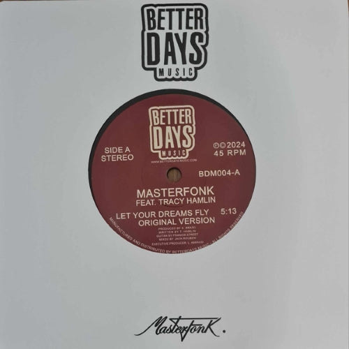 Masterfonk - Let Your Dreams Fly - Import Vinyl 7 inch Single Record