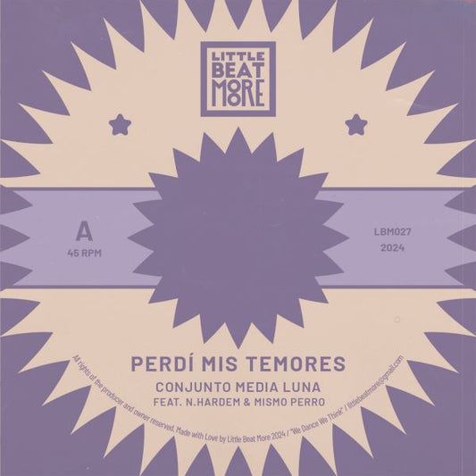 Conjunto Media Luna - Perdi' Mis Temores - Conjunto Media Luna - Import Vinyl 7 inch Single Record