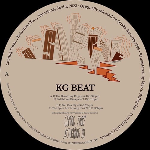Kg Beat - Breathing Engine Ep - Import Vinyl 12 Inch Record