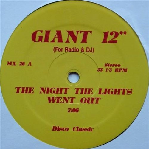 Trammps/Sylvester - Night The Lights Went Out / Over And Over - Import Vinyl 12 inch Record