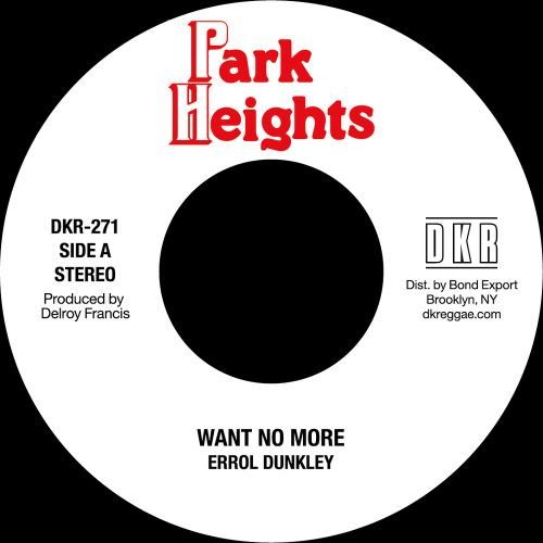 Errol Dunkley - Want No More - Import Vinyl 7Inch Single Record