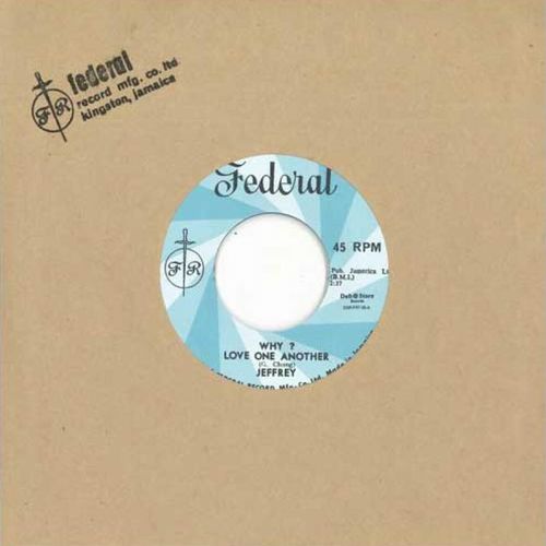 Jeffrey (Reggae) - Why? Love One Another - Japan Vinyl 7Inch Single Record