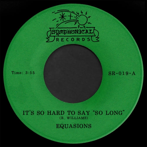 Equasions - It'S So Hard Say "So Long" / World Of Loneliness - Import Vinyl 7" Single Record
