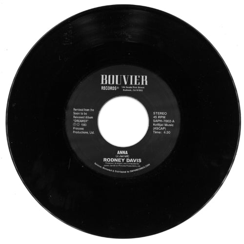 Rodney Davis - Anna - Import 7inch Record