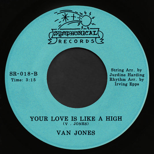 Van Jones - Your Love Is Like A High / I Want To Groove You - Import 7inch Record