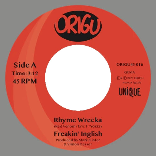 Freakin Inglish - Rhyme Wrecha / A-Dorable 7" - Import Vinyl 7inch Record