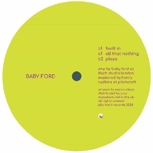 Baby Ford - Built In - Import Vinyl 12inch Record