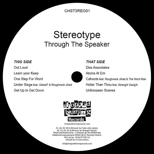 Stereotype (Hip Hop) - Through The Speaker "Lp" - Import Vinyl LP Record