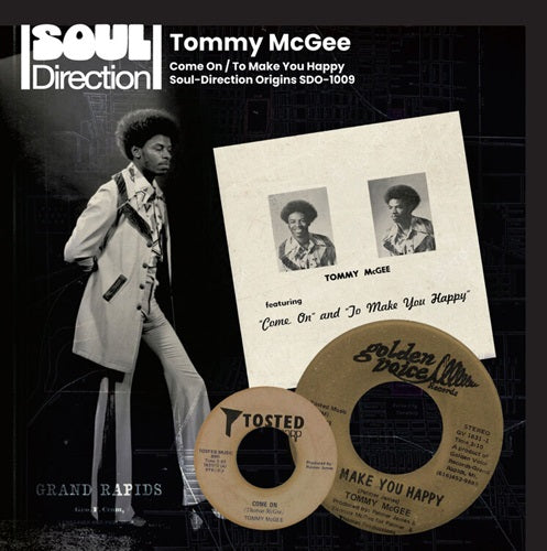 Tommy Mcgee - Come On / To Make You Happy - Import Vinyl 7’ Single Record