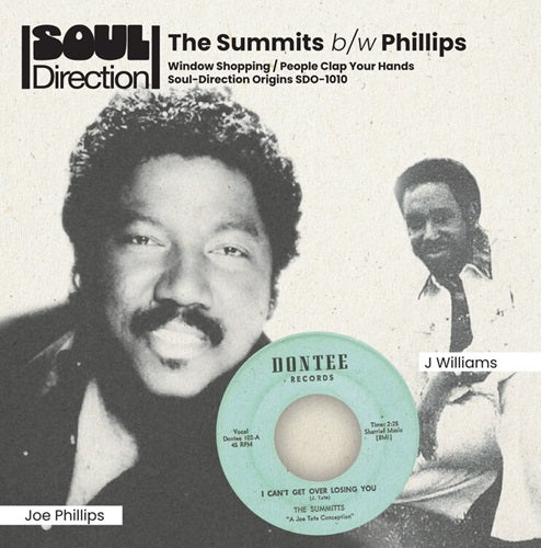 Summits / Phillips - Window Shopping / People Clap Your Hands - Import Vinyl 7’ Single Record