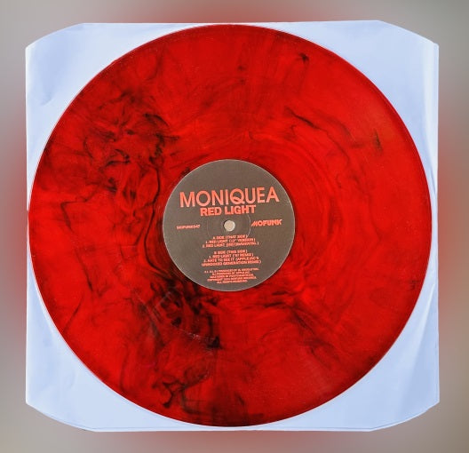 Moniquea - Red Light - Import Red Marble Vinyl 12 inch Record