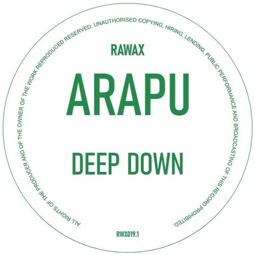 Arapu - Deep Down - Import Vinyl 12 inch Record