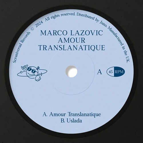 Marco Lazovic - Amour Translanatique - Import Vinyl 7 Inch Single Record