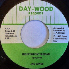 Jan Jones - Independent Woman (Single Sided) - Import Vinyl 7 Inch Single Record