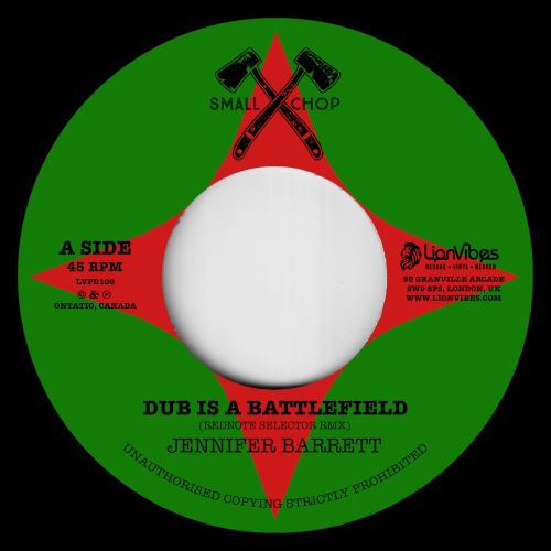 Jennifer Barrett - Dub Is A Battlefield - Import7 inch Single Record