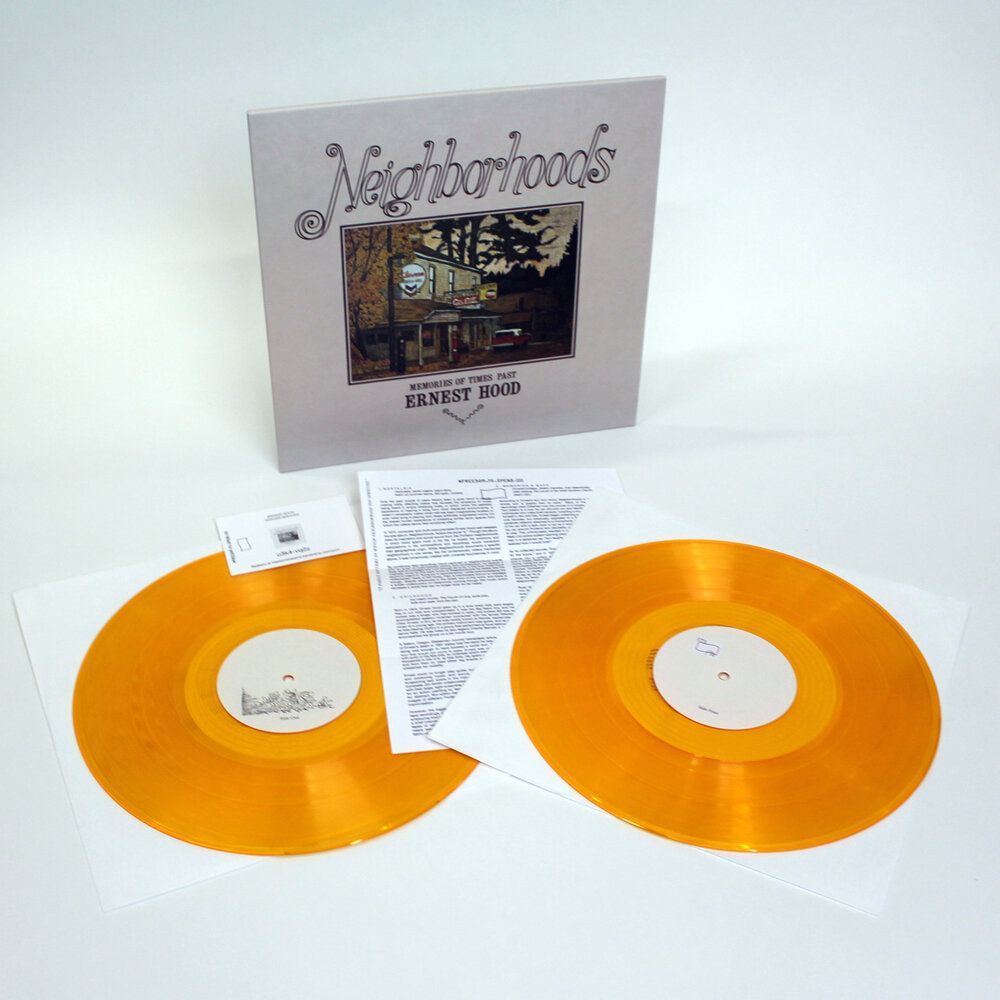 Ernest Hood - Neighborhoods - Import Orange Vinyl LP Record