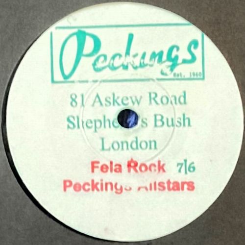 Pecking Allstars - Fela Rock - Import Vinyl 7 inch Single Record