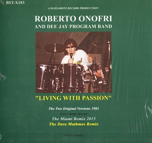 Roberto Onofri & Dj Program Band - Living With Passion - Import Black Vinyl 12 Inch Record