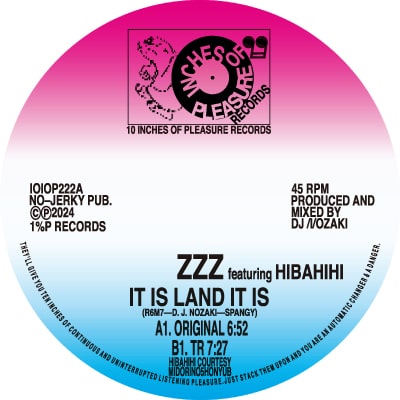 Zzz Feat. Hibahihi - It Is Land It Is - Japan 10 inch Record