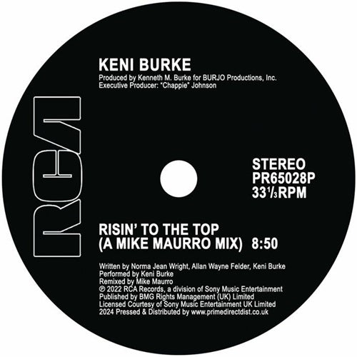 Keni Burke / Evelyn 'Champagne' King - Risin' To The Top(A Mike Maurro Mix) / I'M In Love(A Mike Maurro Mix) (12") - Import Vinyl 12 Inch Record