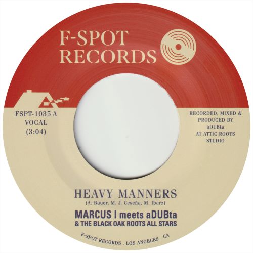 Marcus I Meets Adubta - Heavy Manners - Import7 inch Single Record