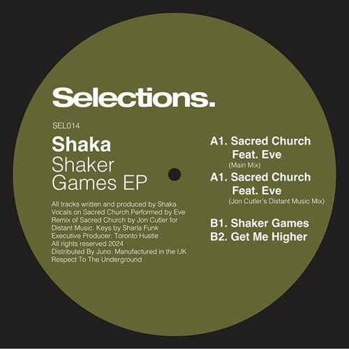 Shaka - Shaker Games Ep (Inc Jon Cutler Mix) - Import12 inch Record