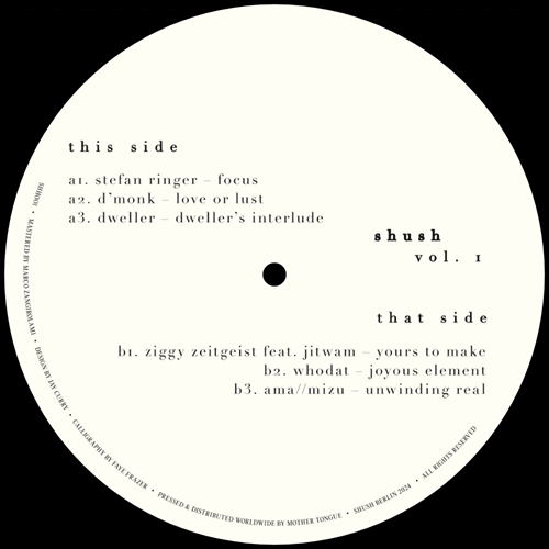 V.A. (Shush) - Shush Vol.1 - Import12 inch Record