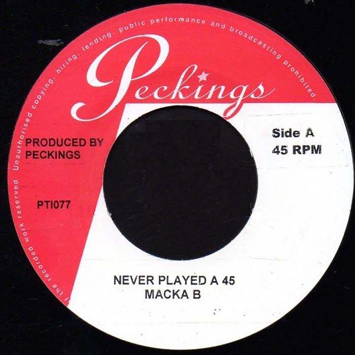 Macka B - Never Played A 45 - Import7 inch Single Record