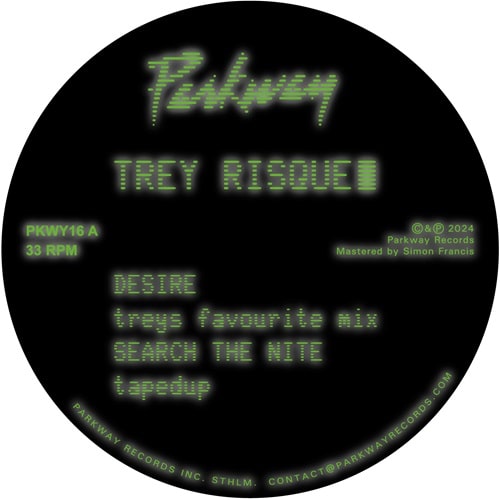 Trey Risque - Desire B/W Search The Nite - Import Vinyl 12 inch Record
