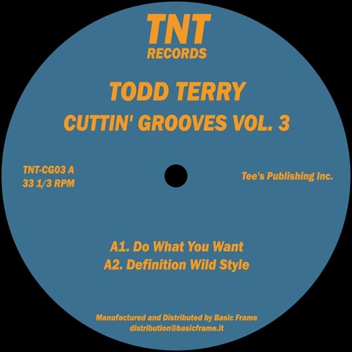 Todd Terry - Cuttin’ Grooves Vol. 3 - Import Vinyl 12 inch Record