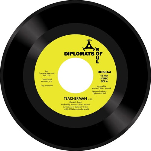 Diplomats Of Soul - Teacherman - Import Vinyl 7 inch Single Record