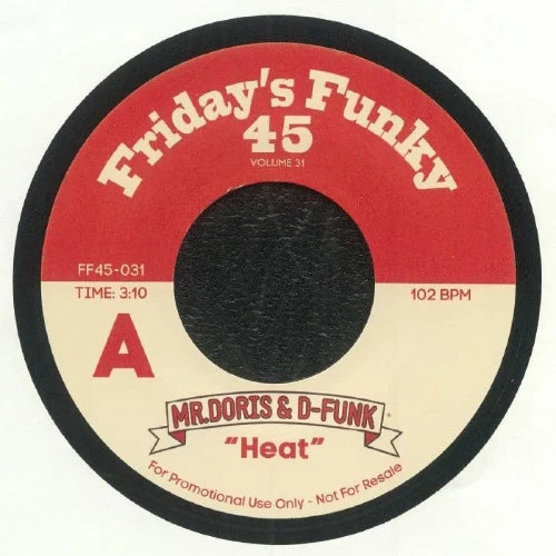 Mr. Doris & D-Funk - Heat / Rain - Import Vinyl 7 inch Single Record