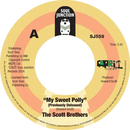 Scott Brothers - My Sweet Polly / Everybody Push And Pull - Import Vinyl 7 inch Single Record