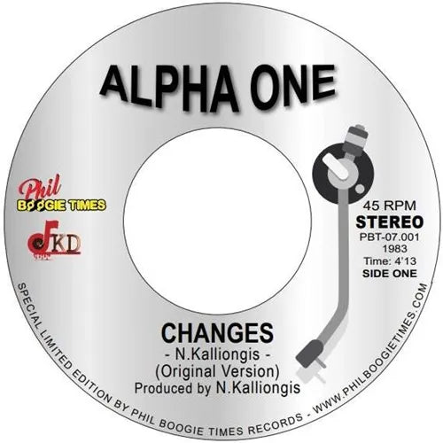 Alpha One - Changes - Import Vinyl 7 inch Single Record