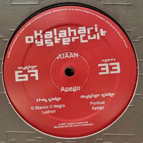 Juaan - Apego - Import Vinyl 12 Inch Record