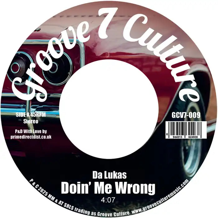 Da Lukas - Doin' Me Wrong / Good Man - Import Vinyl 7 Inch Single Record