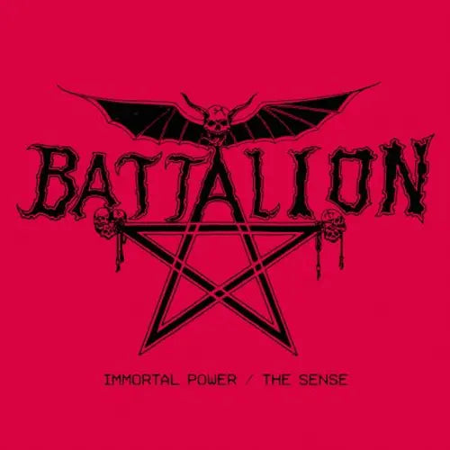 Battalion - Immortal Power / The Sense  Diehard Splatter Vinyl  - Import LP Record