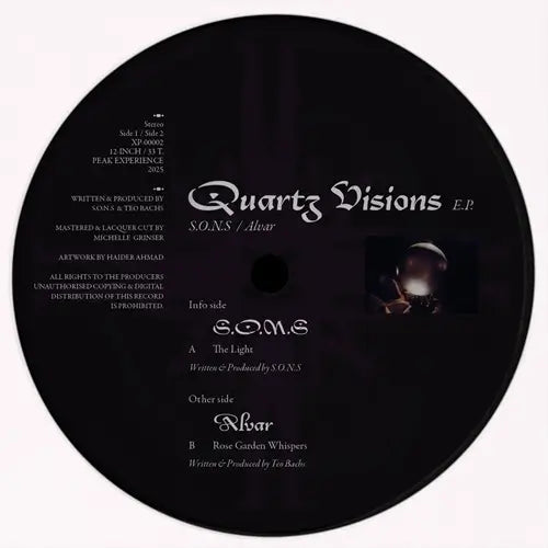 S.O.N.S / Alvar - Quartz Visions E.P - Import 12 inch Record