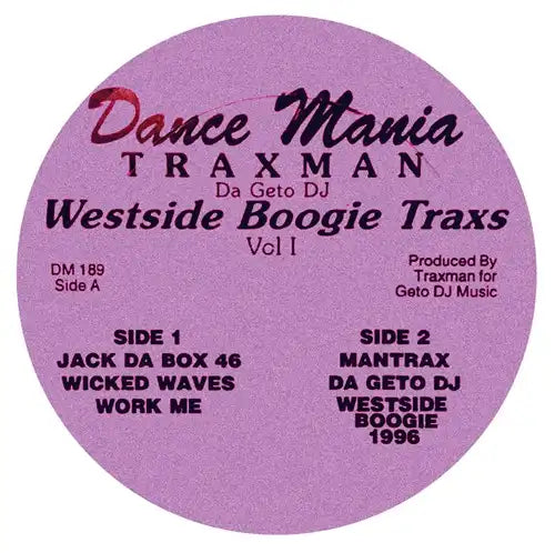 Traxman  - Westside Boogie Traxs Vol. 1 - Import 12 inch Record