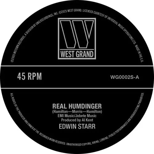 Edwin Starr  - Real Humdinger / Scott'S On Swingers  - Import 7 inch Single Record